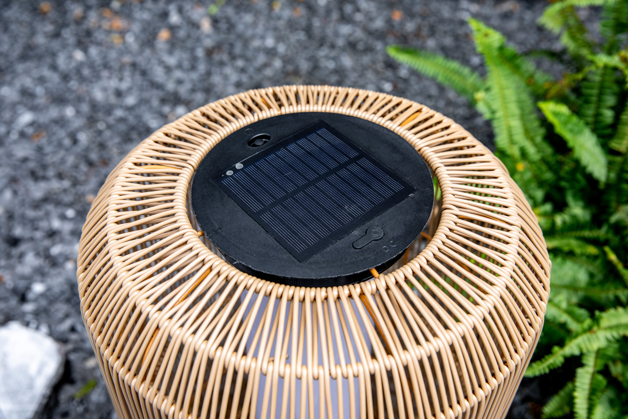 ZOMER-Sens-Line - Milou Tuinlamp 55cm - Solar &amp; USB - Rotan