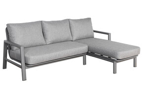 ZOMER-Sens-Line - Melbourne Hoekbank - Tuin - Grijs