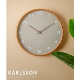 Karlsson - Wandklok New Classic XL - Wit- Ø80cm