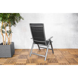 ZOMER-Sens-Line - Parma Tuinstoel - Verstelbare Tuinstoel - Grijs