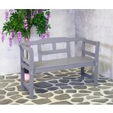 ZOMER-Sens-Line - Friesen Tuinbank 113cm - 2-zits - Grijs