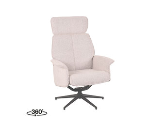 LABEL51 Fauteuil Verdal - Naturel - Boucle