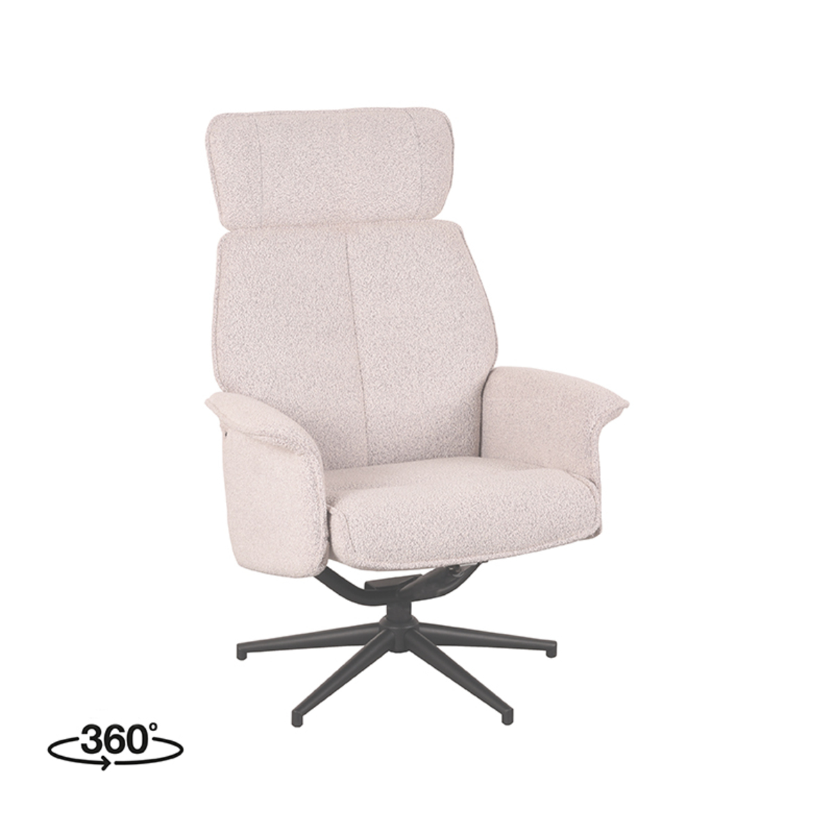 LABEL51 - Fauteuil Verdal - Beige - 79x77x109cm