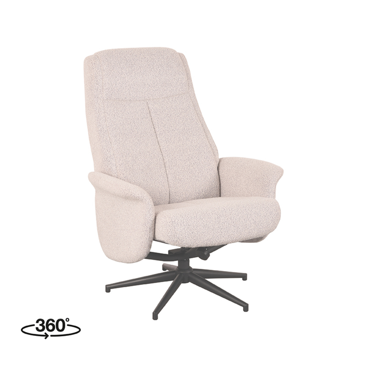 LABEL51 - Fauteuil Bergen - Rood - 76x77x105cm