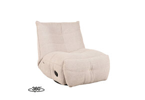LABEL51 Fauteuil Take It Easy - Naturel - Boucle