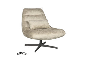 LABEL51 - Fauteuil Nox - Beige - 62x77x53cm
