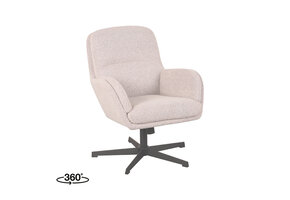 LABEL51 Fauteuil Moss - Naturel - Boucle