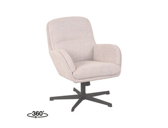 LABEL51 Fauteuil Moss - Naturel - Boucle