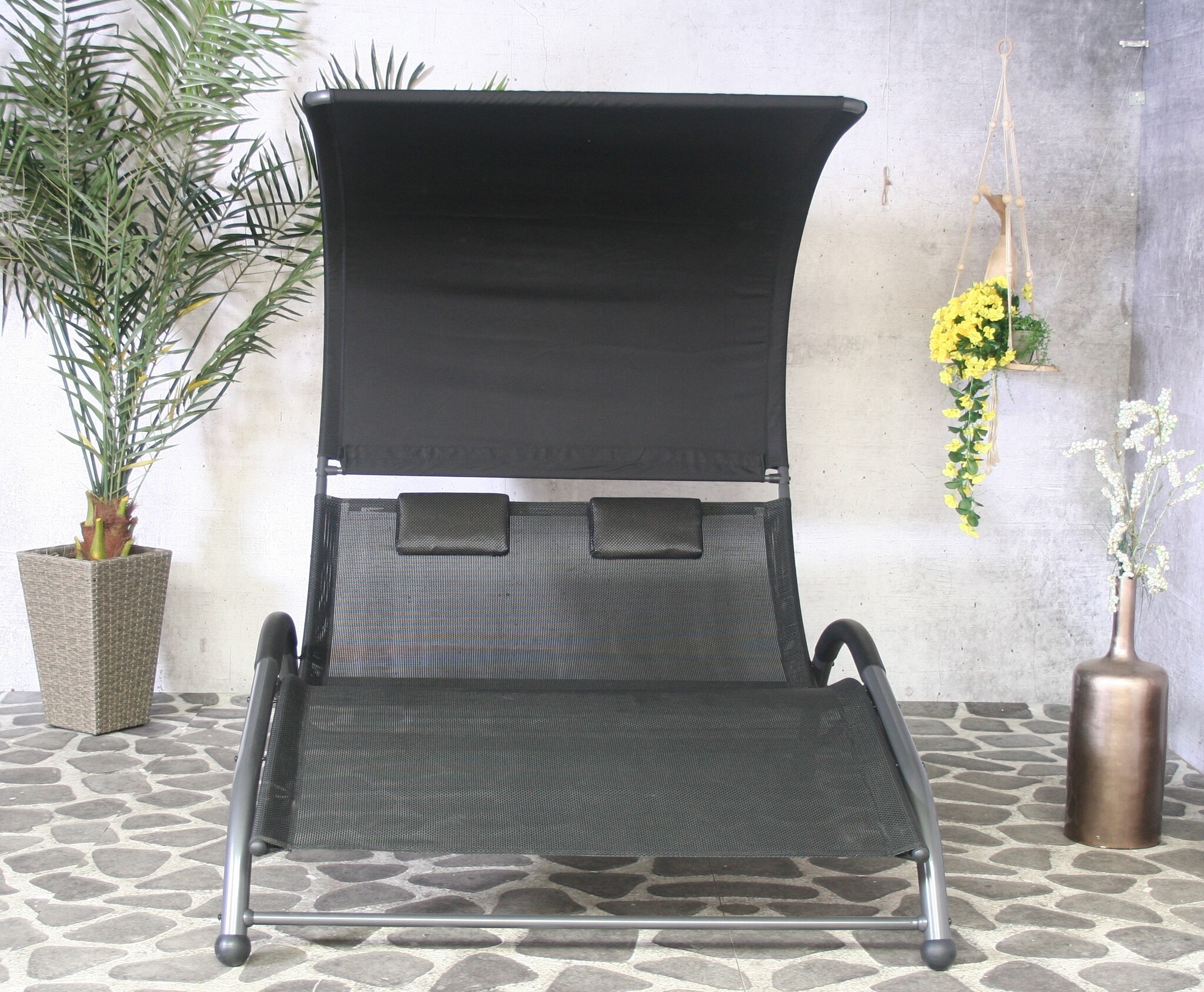 ZOMER-Sens-Line - Cuba 2-Persoonsligbed - Zwart