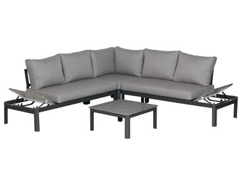 ZOMER-Sens-Line - Leroy Loungeset - 2-delig - Grijs