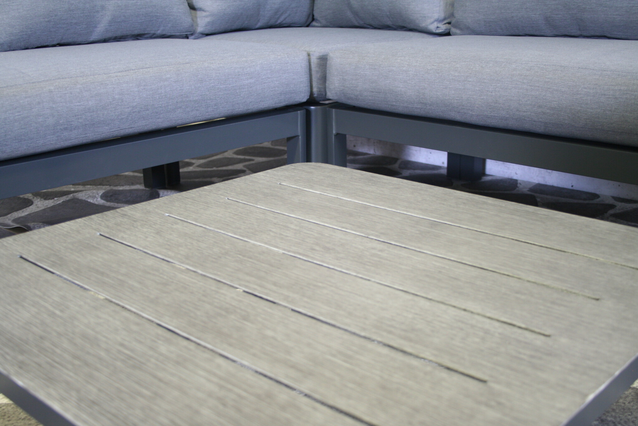 ZOMER-Sens-Line - Leroy Loungeset - 2-delig - Grijs