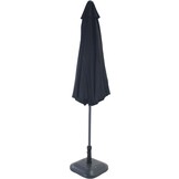 ZOMER-Sens-Line - Salou Parasol Black Ø300 Cm - Zwart