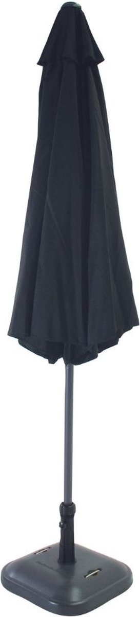 ZOMER-Sens-Line - Salou Parasol Black Ø300 Cm - Zwart
