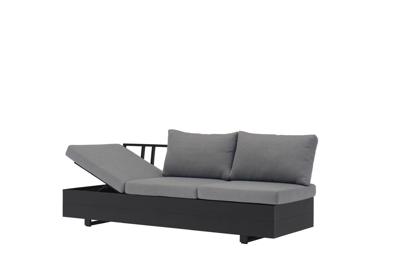 ZOMER-Sens-Line - Diego Loungeset - 7-delig - Bruin/Zwart