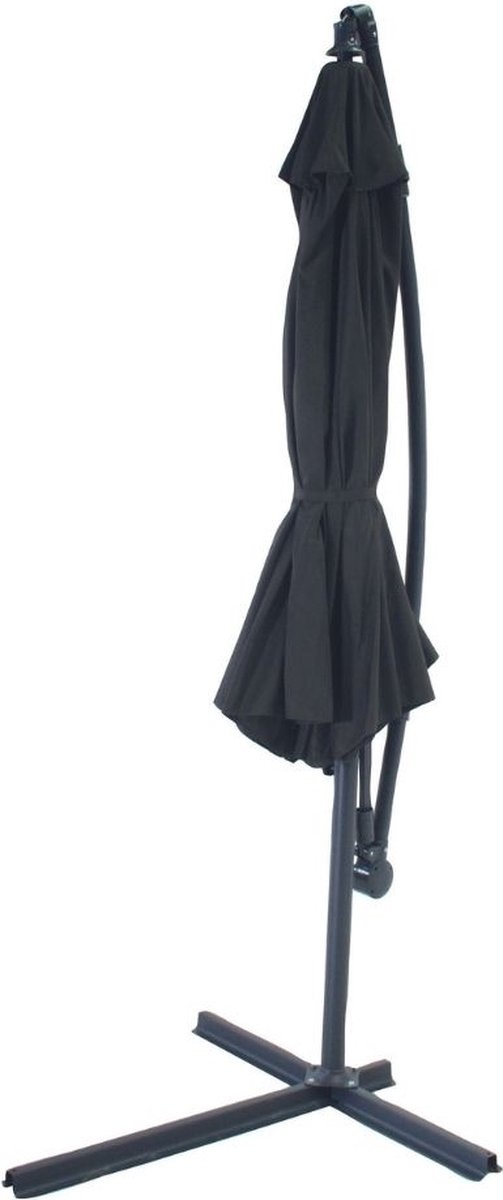 ZOMER-Sens-Line - Menorca Parasol Black Ø300 Cm - Zwart