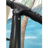 ZOMER-Sens-Line - Menorca Parasol Taupe Ø300 Cm - Grijs