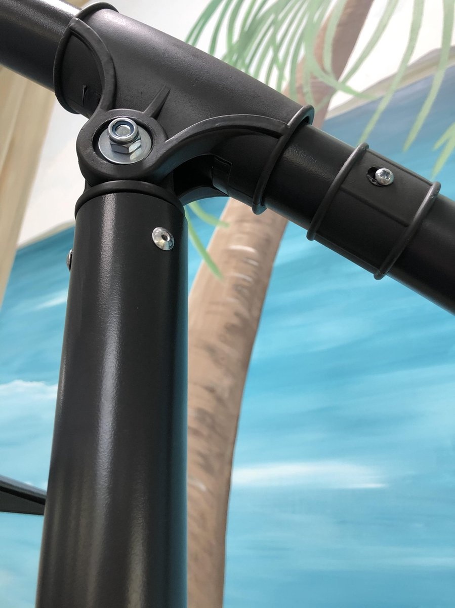 ZOMER-Sens-Line - Menorca Parasol Taupe Ø300 Cm - Grijs