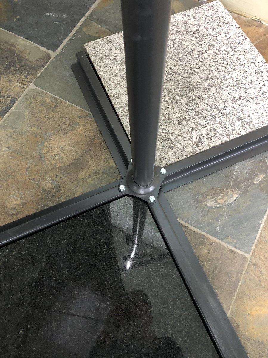 ZOMER-Sens-Line - Menorca Parasol Taupe Ø300 Cm - Grijs