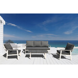 ZOMER-Sens-Line - Dublin Loungeset - 4-delig - Wit