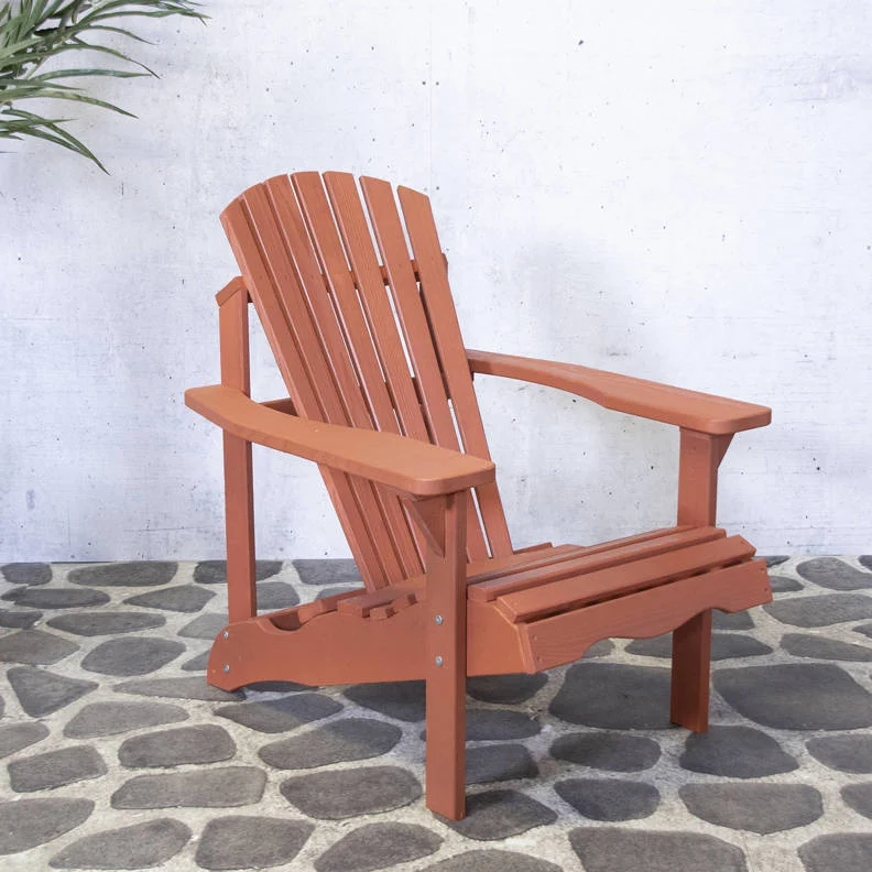 ZOMER-Sens-Line - Adirondack Tuintoel - Hout - Terracotta