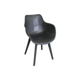 ZOMER-Sens-Line - Jasper Tuinstoel - Grijs - 4 stuks