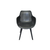 ZOMER-Sens-Line - Jasper Tuinstoel - Grijs - 4 stuks