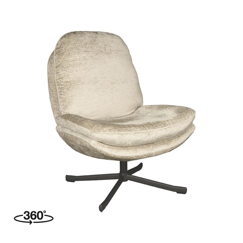 LABEL51 - Fauteuil Noel - Beige - 90x76x100cm