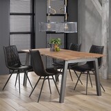 Hoyz - Eetkamertafel Edge - Bruin - Hout - 180x90x76