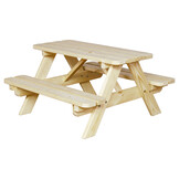 ZOMER-Sens-Line - Jimmy kinder picknicktafel - naturel - 90cm