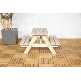 ZOMER-Sens-Line - Jimmy kinder picknicktafel - naturel - 90cm