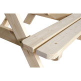 ZOMER-Sens-Line - Jimmy kinder picknicktafel - naturel - 90cm