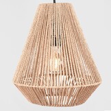 LABEL51 - Hanglamp Ibiza Diamond - 2-Lichts - 80x33x150 cm - Bruin