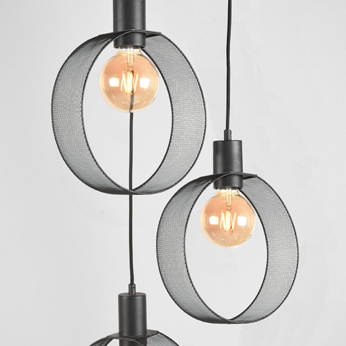LABEL51 - Hanglamp Ronda - Zwart - 30x80x150cm