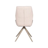 LABEL51 - Eetkamerstoel Comfy - Beige - 64x48x91cm - Set van 2