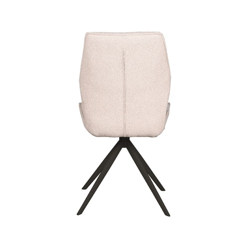 LABEL51 - Eetkamerstoel Comfy - Beige - 64x48x91cm - Set van 2