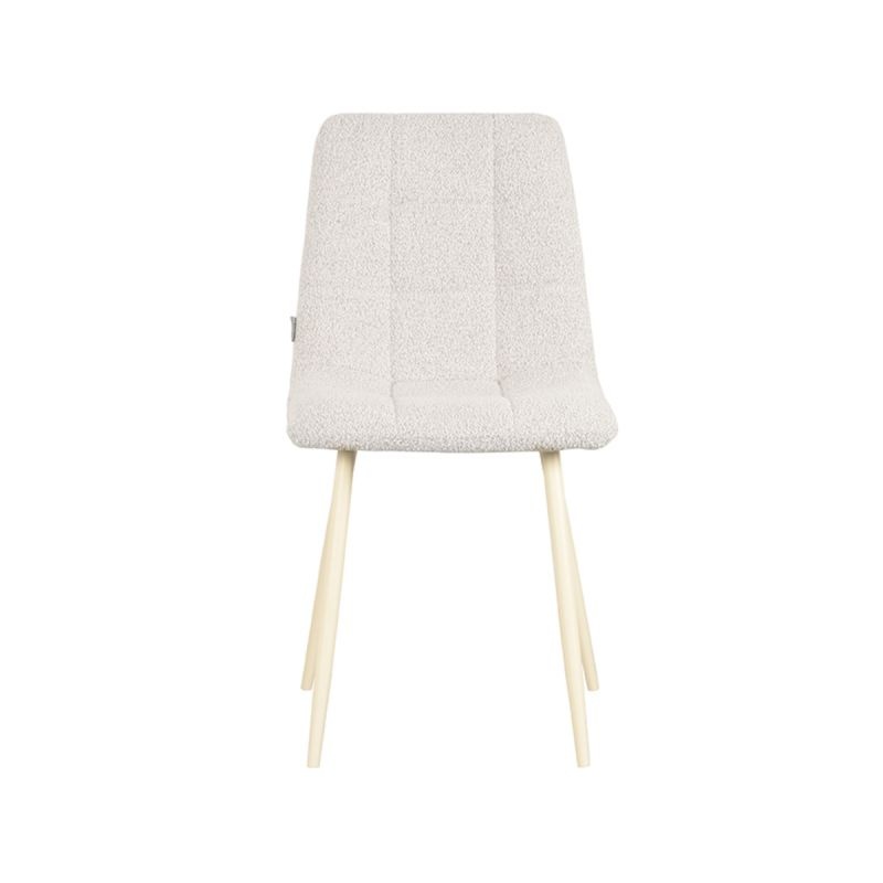 LABEL51 - Eetkamerstoel Nino - Beige - 45x54x89cm - Set van 4