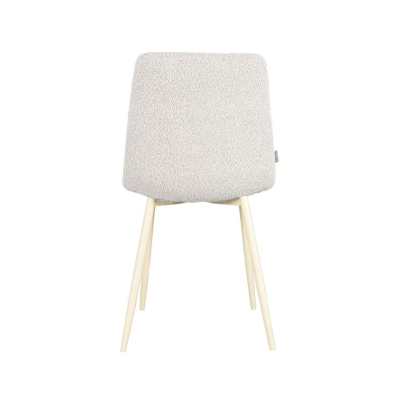 LABEL51 - Eetkamerstoel Nino - Beige - 45x54x89cm - Set van 4