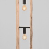 LABEL51 - Vloerlamp Woody - Beige - 25x25x150cm
