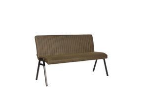 LABEL51 Eetkamerbank Matz - Army green - Microfiber - 145 cm