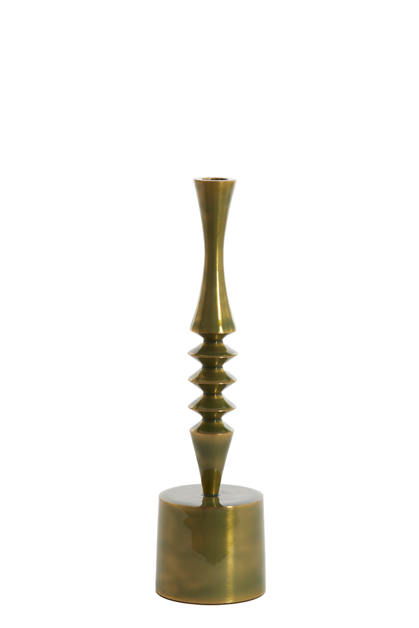 Light & Living - Kandelaar MISTRY - Ø10x35cm - Groen