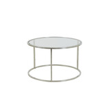 Light & Living - Salontafel DUARTE - Ø75x44cm - Zilver - Set van 2