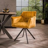 Hoyz Collection - Armstoel Raster Draaibaar - Set van 2