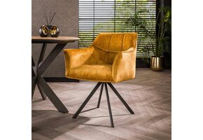 Hoyz Collection - Armstoel Raster Draaibaar - Set van 2