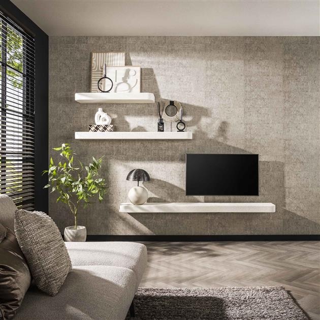 Hoyz Collection - Wandplank Stone 100cm - Marmer Composiet