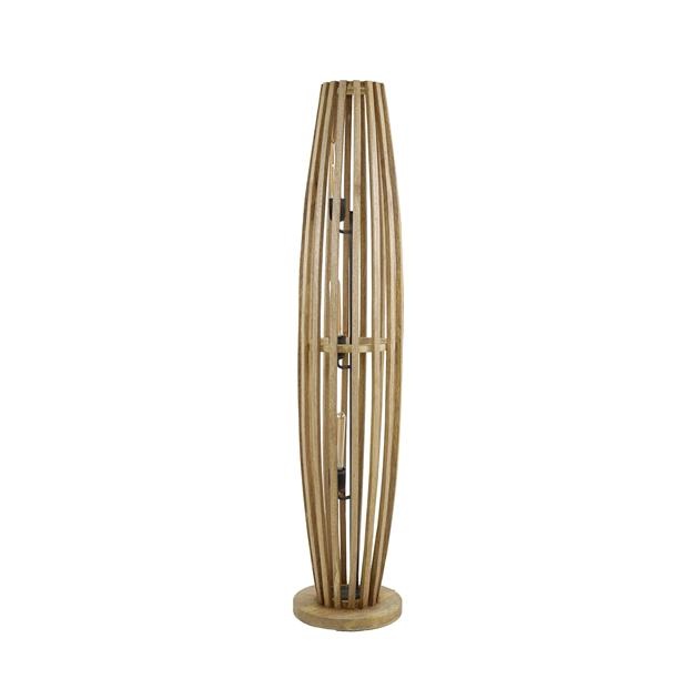 Hoyz Collection - Vloerlamp Orbit 3L - Massief Mango Naturel - L