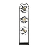 Hoyz Collection - Vloerlamp 3L Cosmos Mesh - Artic Zwart