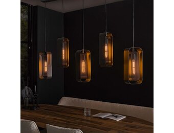 Hoyz Collection - Hanglamp 5L Mesh Rotate - Artic Zwart