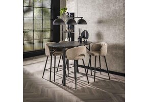 Hoyz Collection - Bartafel Deens Ovaal - 3D Zwart Bruin