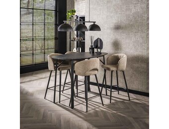 Hoyz Collection - Bartafel Deens Ovaal - 3D Zwart Bruin