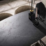 Hoyz Collection - Bartafel Deens Ovaal - 3D Zwart Bruin